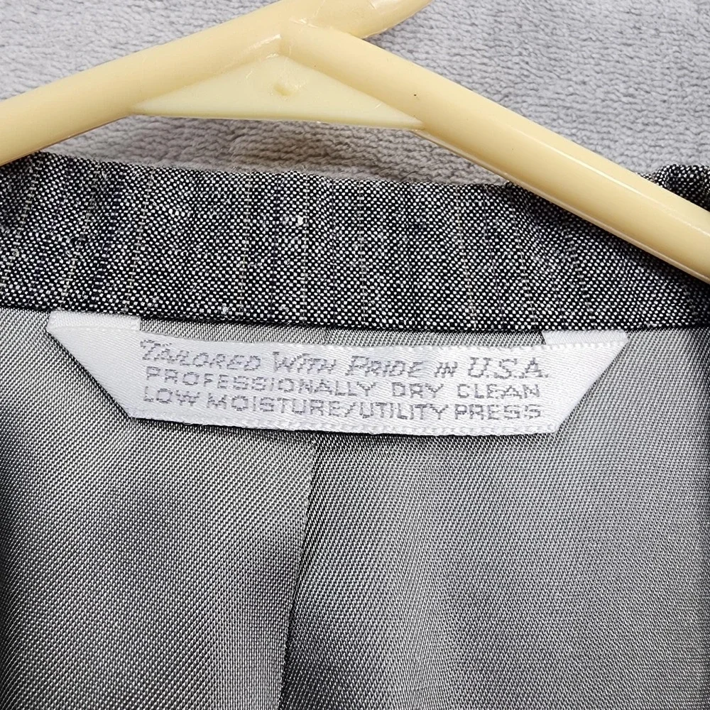 Vintage‎ Gordon Thomas Collectibles Sport Coat Mens 44 Gray Wool 2 Button Blazer